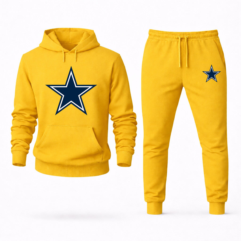 Dallas Cowboys Hoodie and Joggers Set - Yellow
