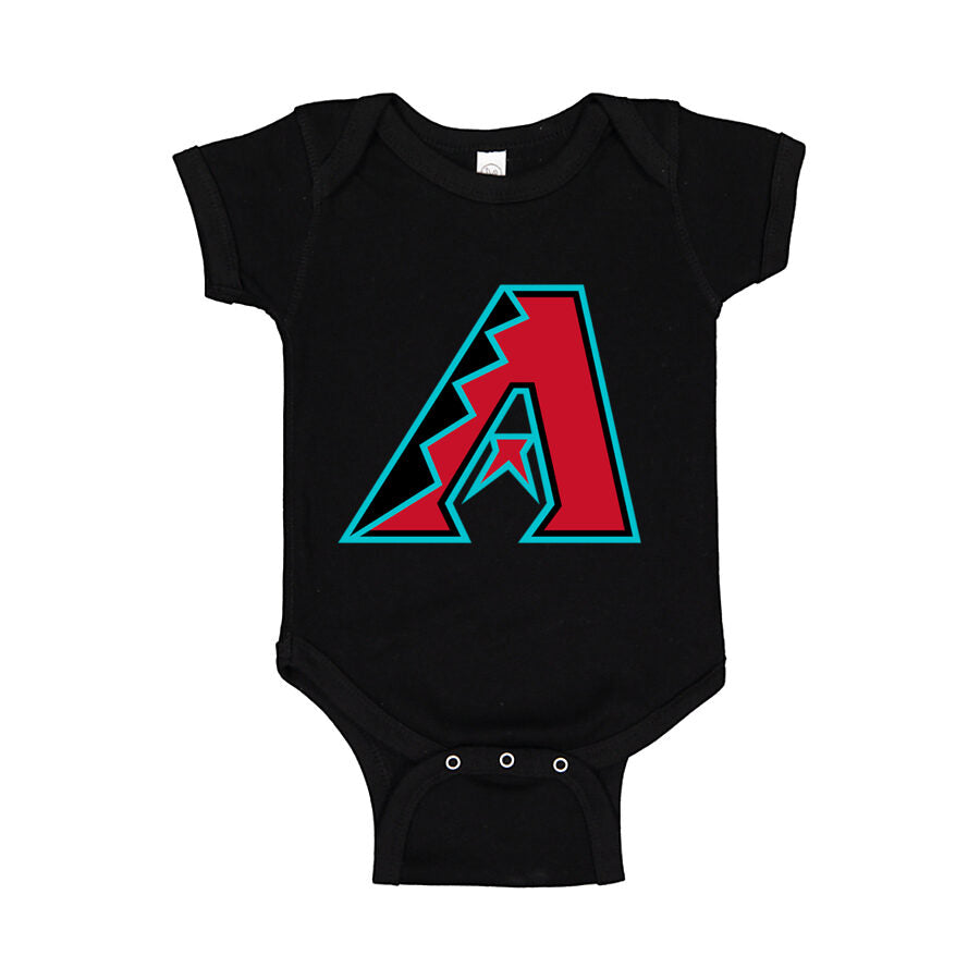 Arizona Diamondbacks Baby Romper Onesie - Black