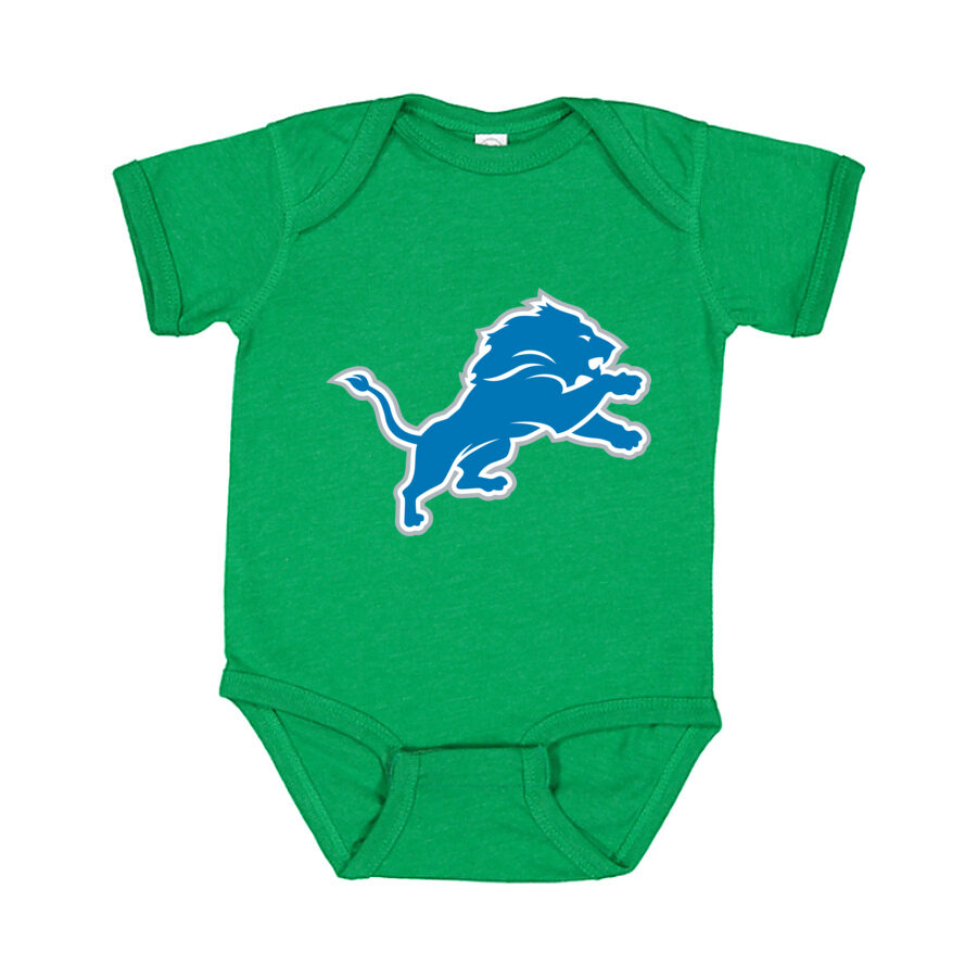 Detroit Lions Baby Romper Onesie - Green