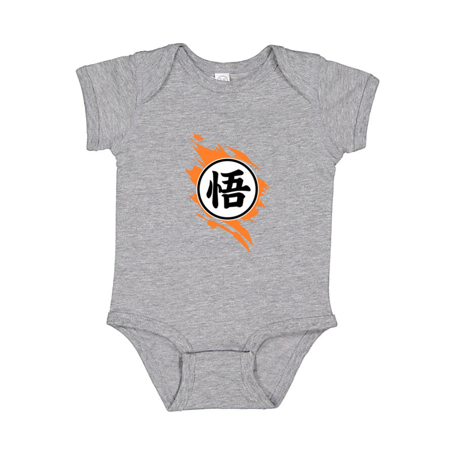 Dragon Ball Z Baby Romper Onesie - Gray