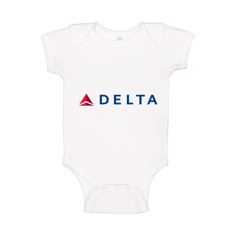 Delta Air Lines Baby Romper Onesie - White