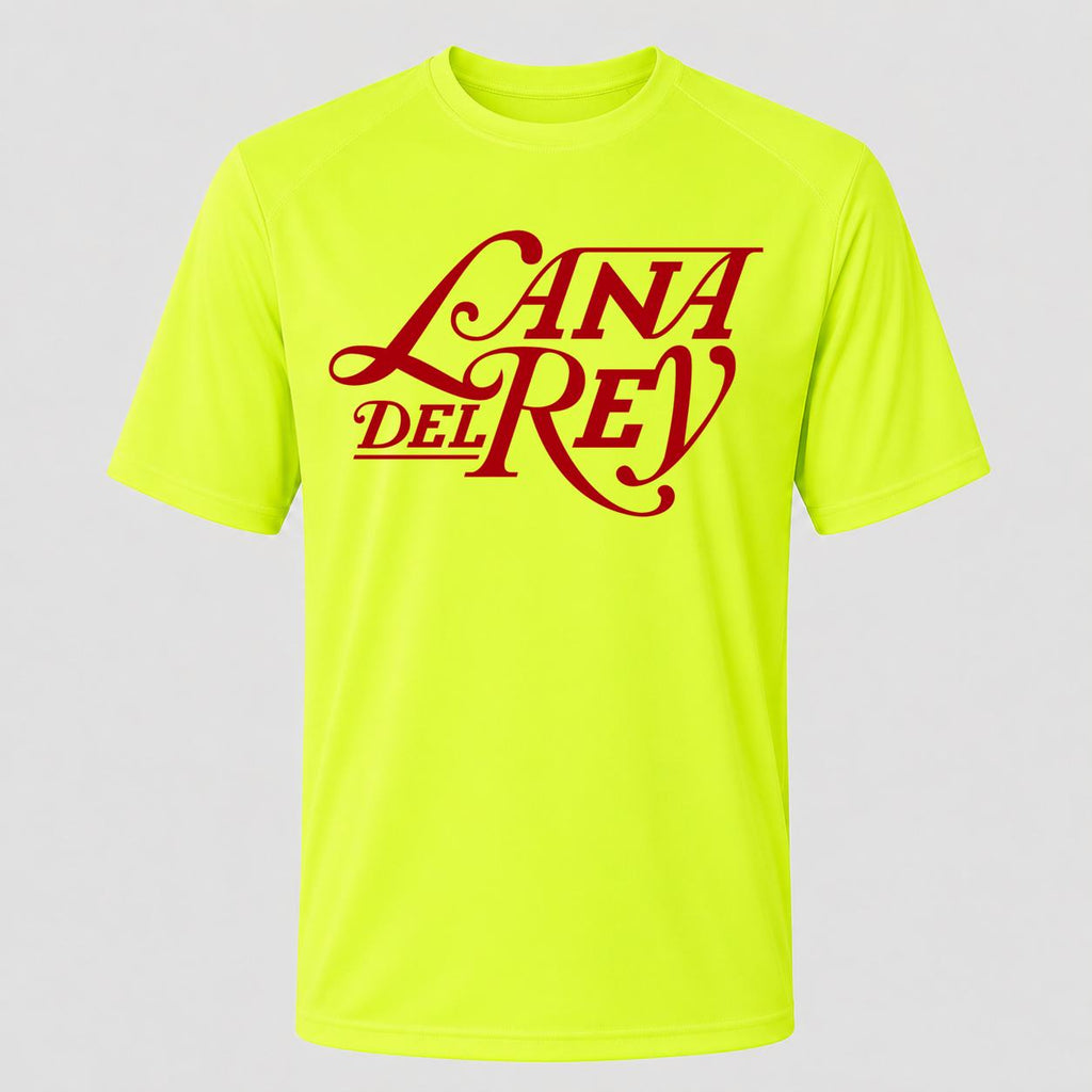 Men's Lana Del Rey Performance T-Shirt - Safety Green