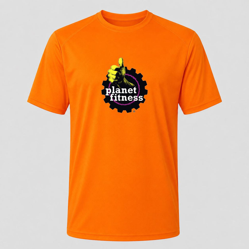 Men's Planet Fitness Performance T-Shirt - Orange