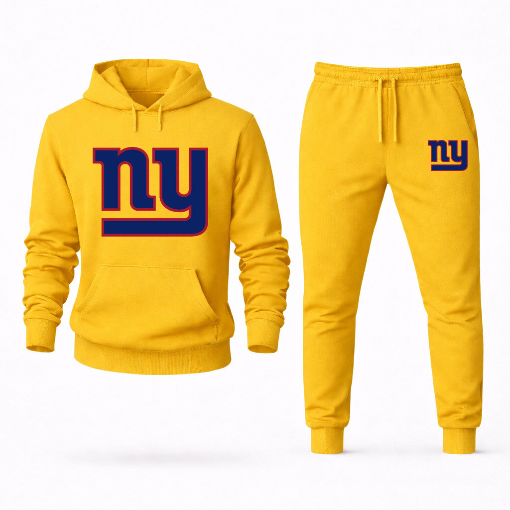 New York Giants Hoodie and Joggers Set - Yellow