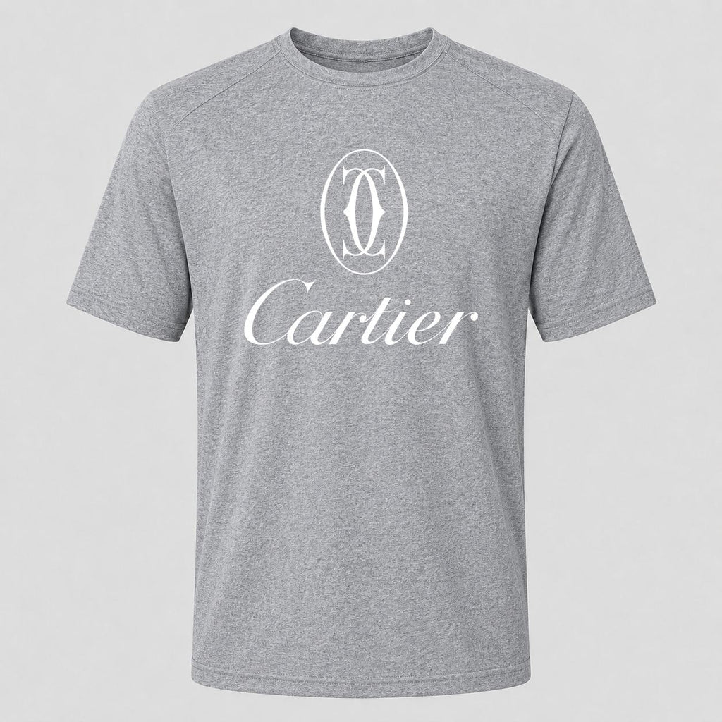 Men's Cartier White Performance T-Shirt - Gray