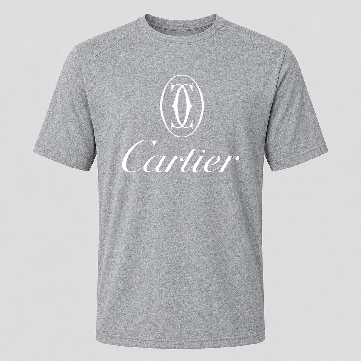 Men's Cartier White Performance T-Shirt - Gray