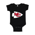 Kansas City Chiefs Baby Romper Onesie - Black