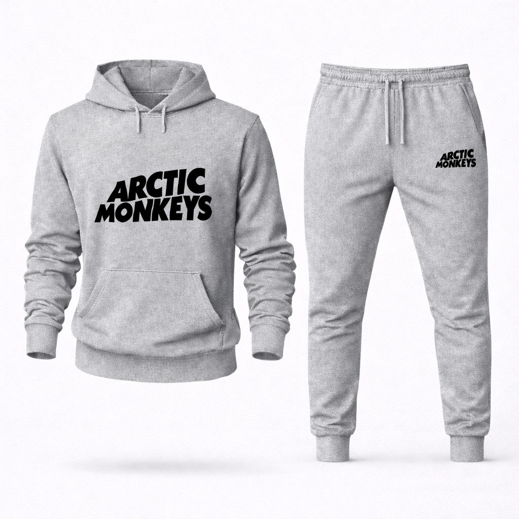 Arctic Monkeys Hoodie and Joggers Set - Grey