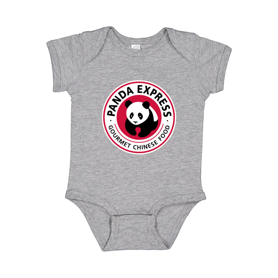 Panda Express Baby Romper Onesie - Gray