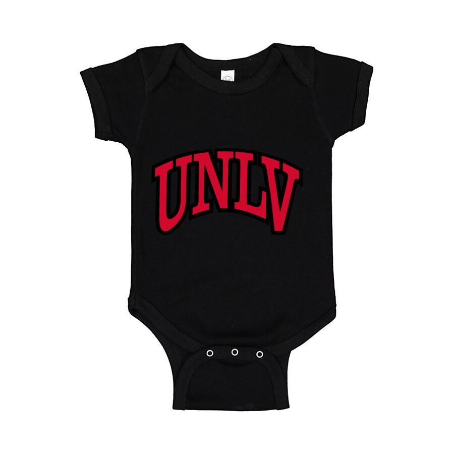UNLV Rebels Baby Romper Onesie - Black