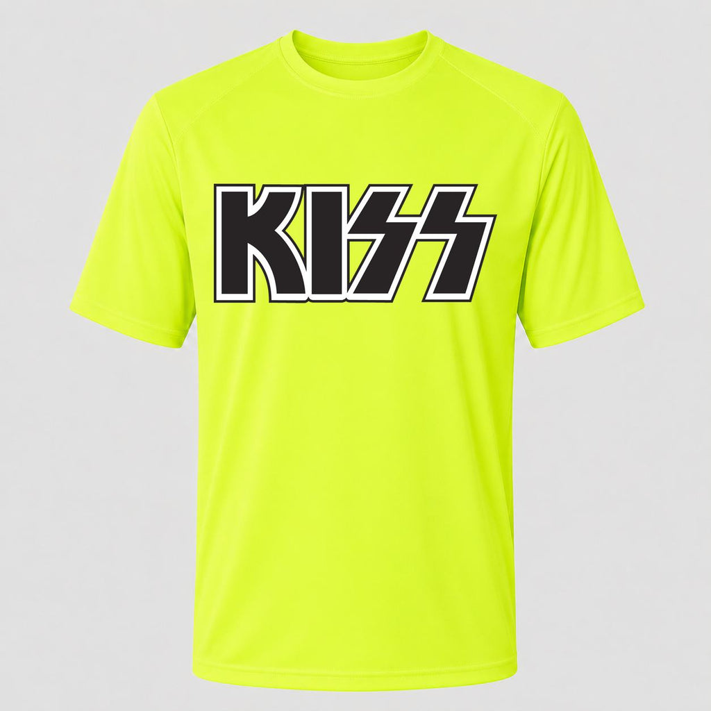 Men's KISS Performance T-Shirt - Safety Green