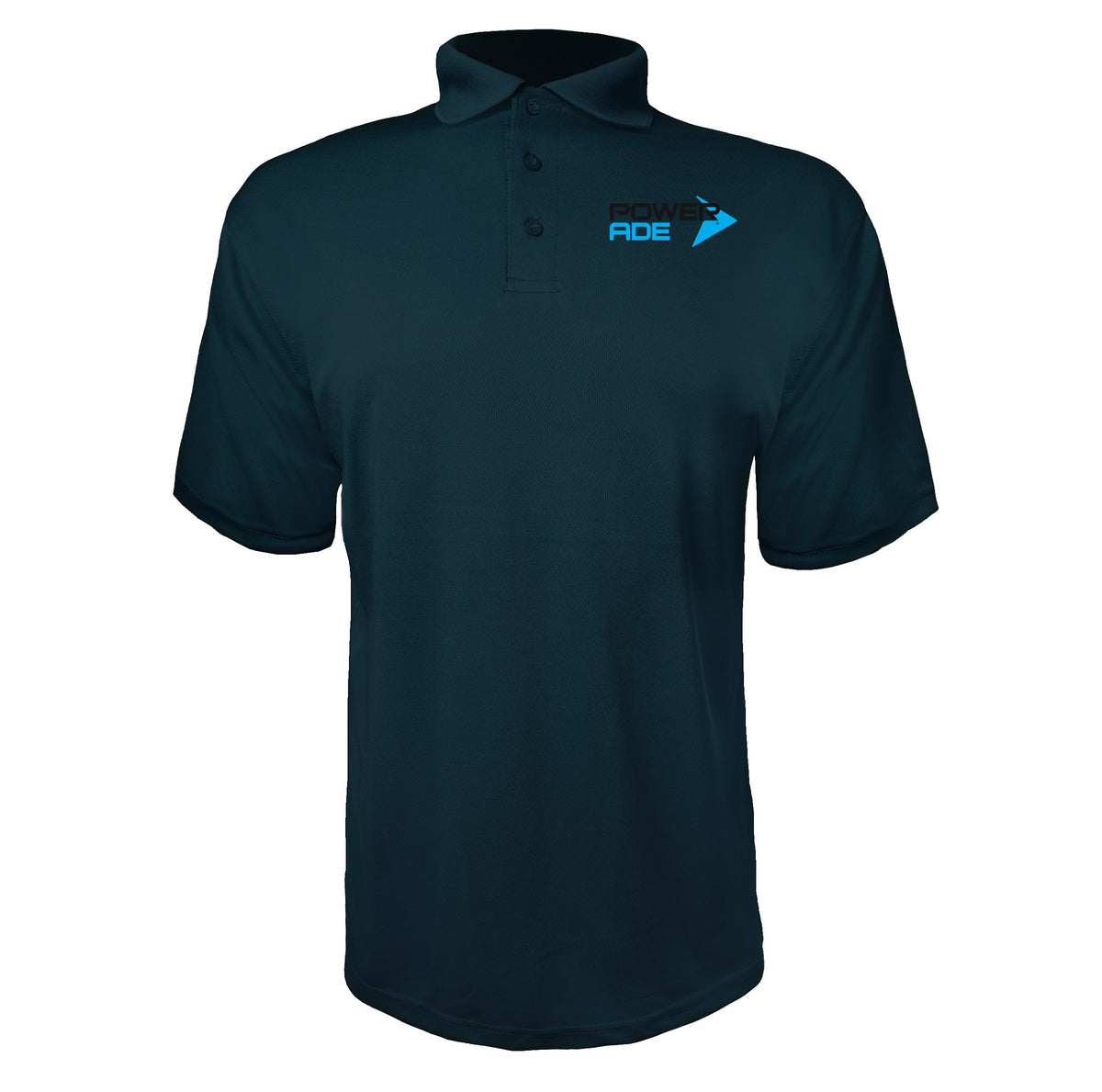Powerade men's polyester polo in Navy