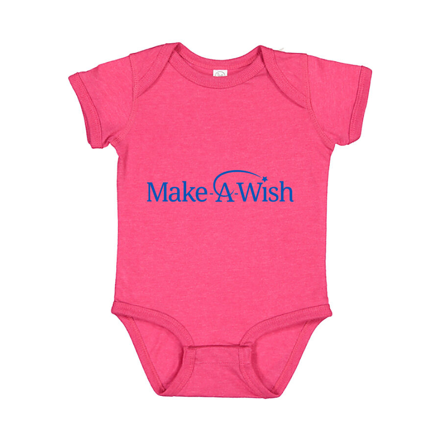 Make-A-Wish Baby Romper Onesie - Pink