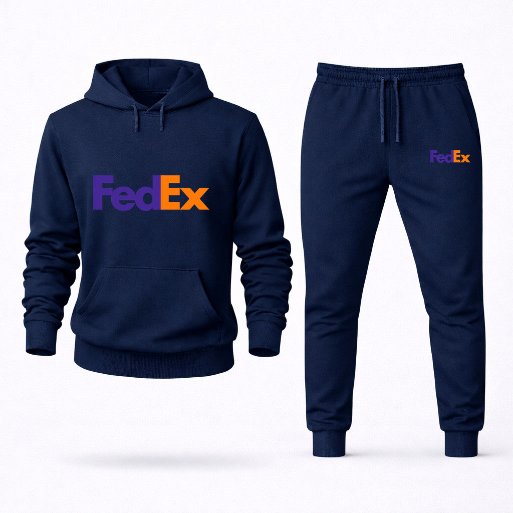 FedEx Hoodie and Joggers Set - Navy