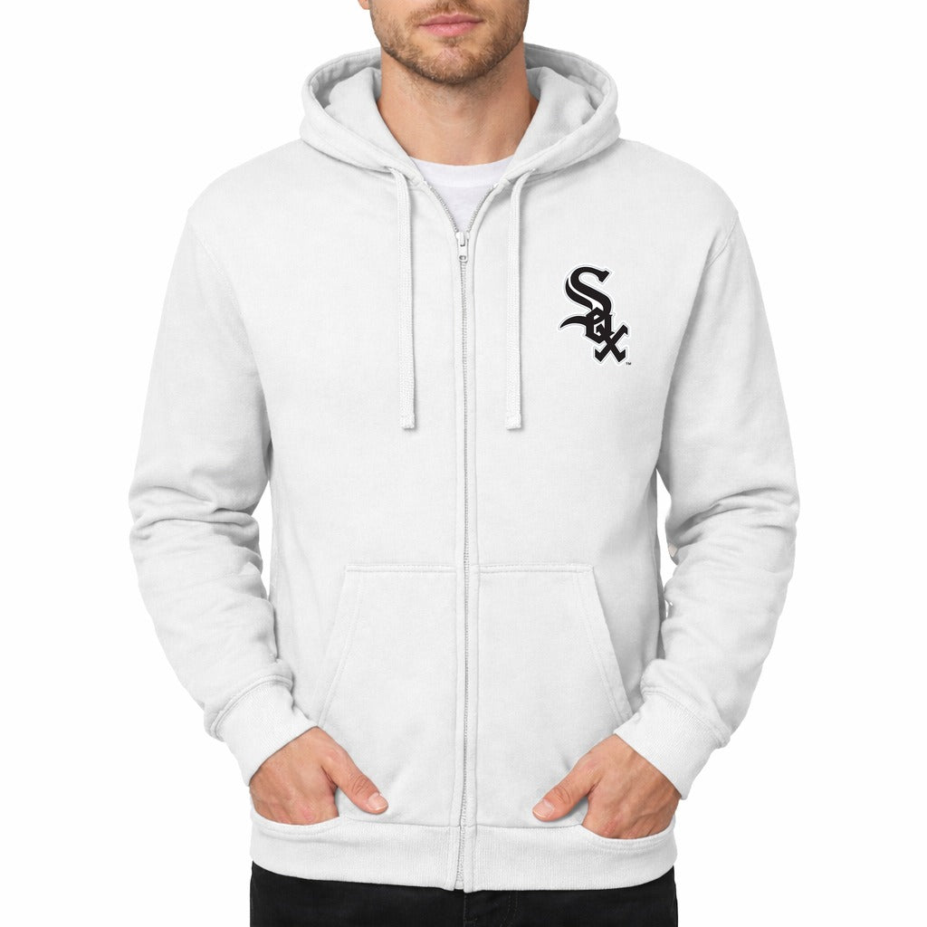 Men's Chicago White Sox Zipper Hoodie - White