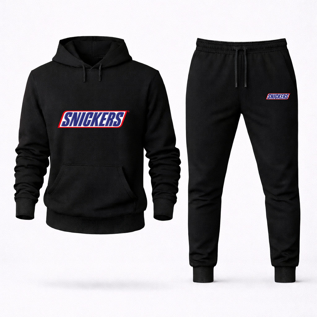 Snickers Hoodie and Joggers Set - Black