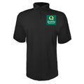 Quality Inn & Suites men's polyester polo in Black