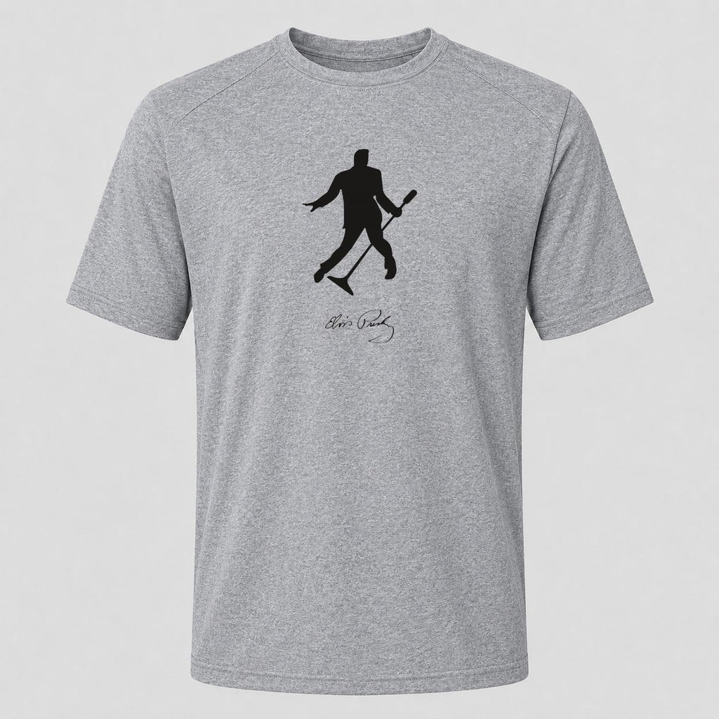 Men's Elvis Presley Performance T-Shirt - Gray