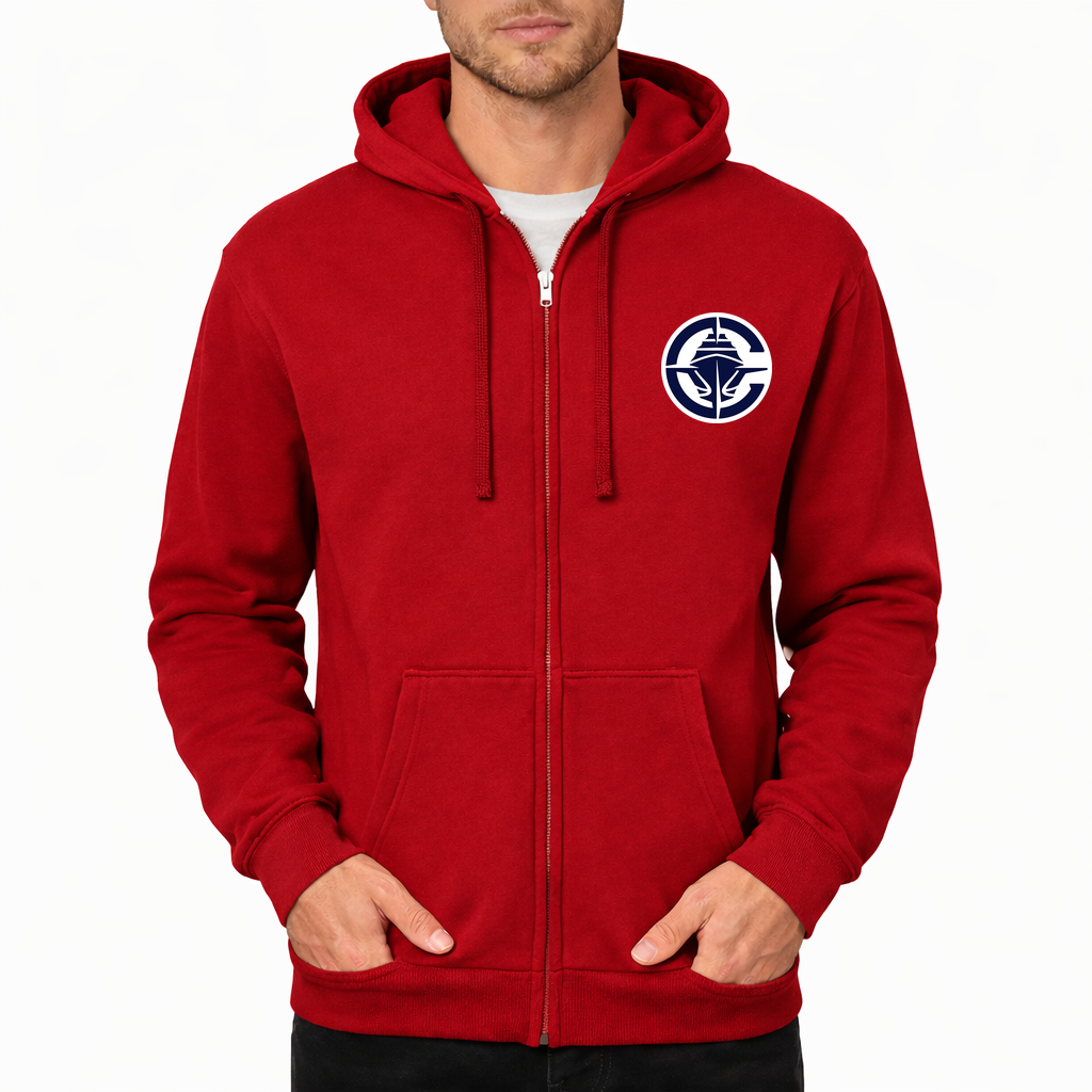 Men's Los Angeles Clippers Zipper Hoodie - Red