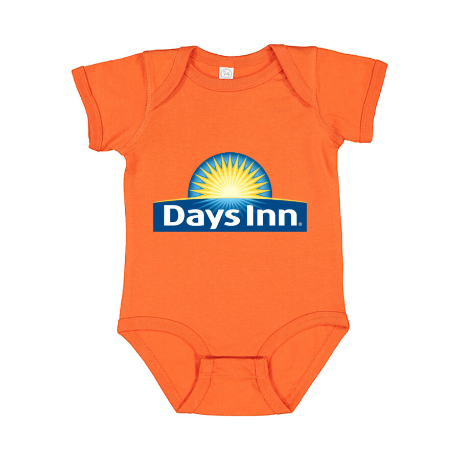 Days Inn Baby Romper Onesie - Orange