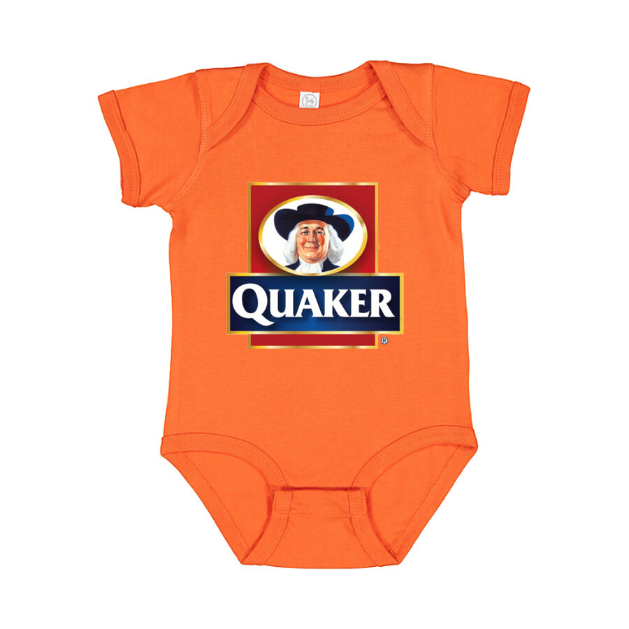 Quaker Baby Romper Onesie - Orange