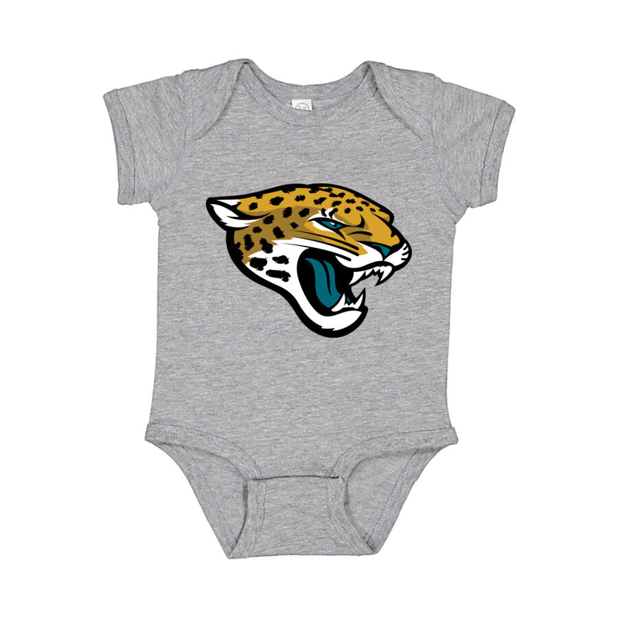 Jacksonville Jaguars Baby Romper Onesie - Gray