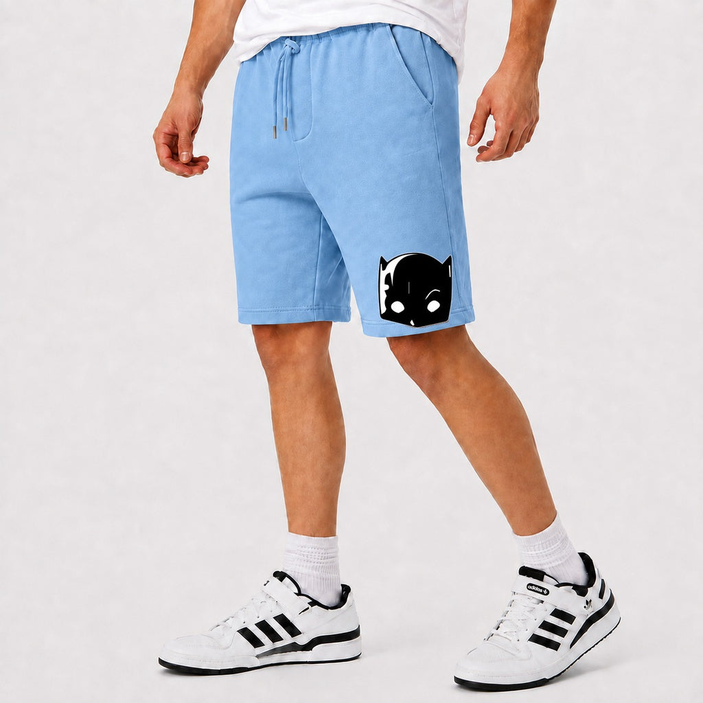 Men's Hellcat Cotton Shorts - Sky Blue
