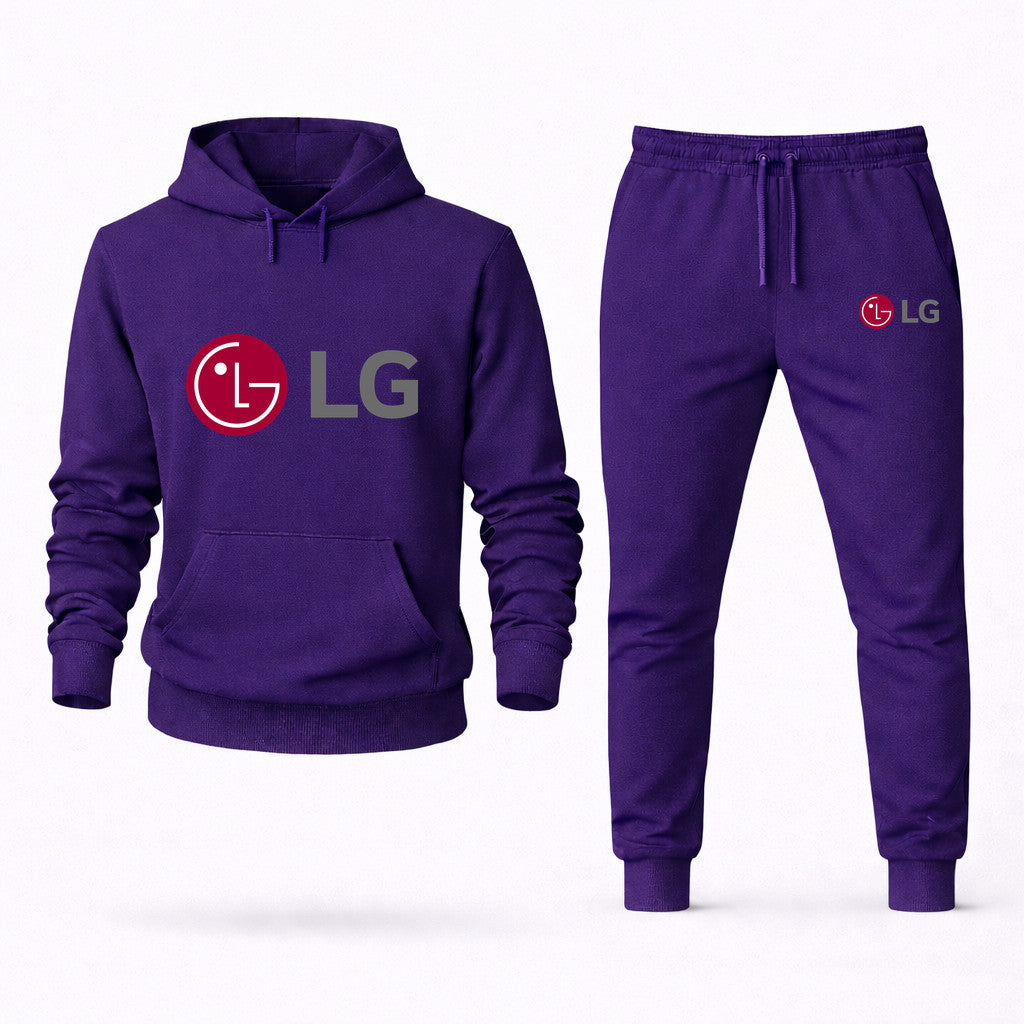 LG Hoodie and Joggers Set - Purple