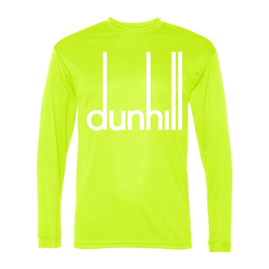 Men's Dunhill Polyester Long Sleeve T-Shirt - Safety Yellow