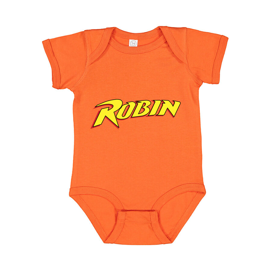 Robin Baby Romper Onesie - Orange