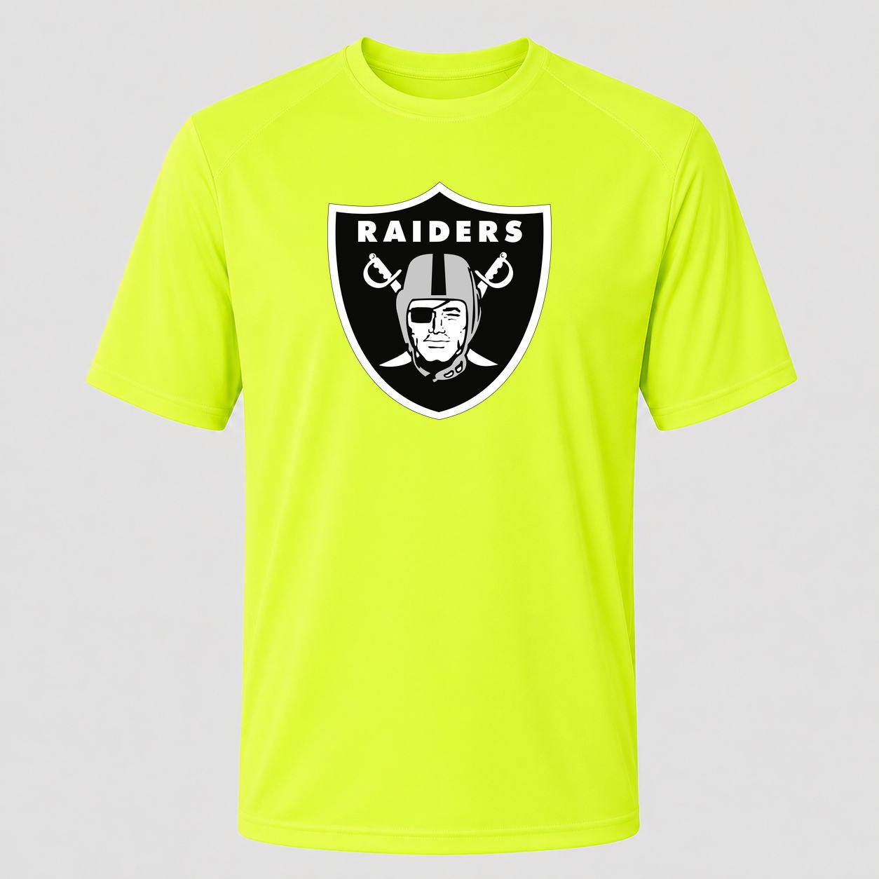 Men's Las Vegas Raiders Performance T-Shirt - Safety Green