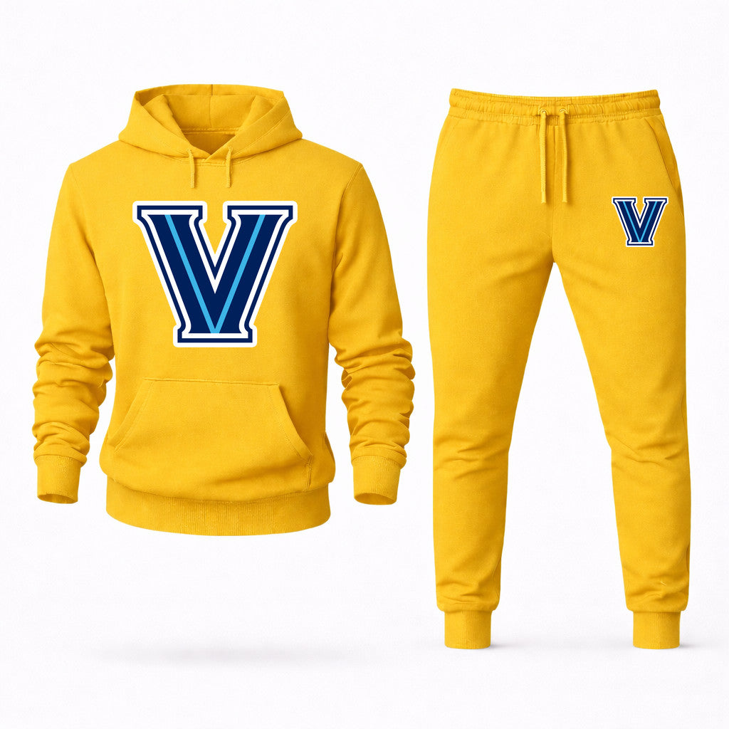 Villanova Wildcats Hoodie and Joggers Set - Yellow