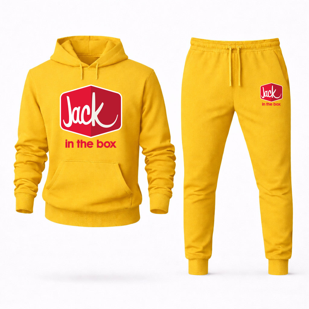 Jack in the Box Hoodie and Joggers Set - Yellow
