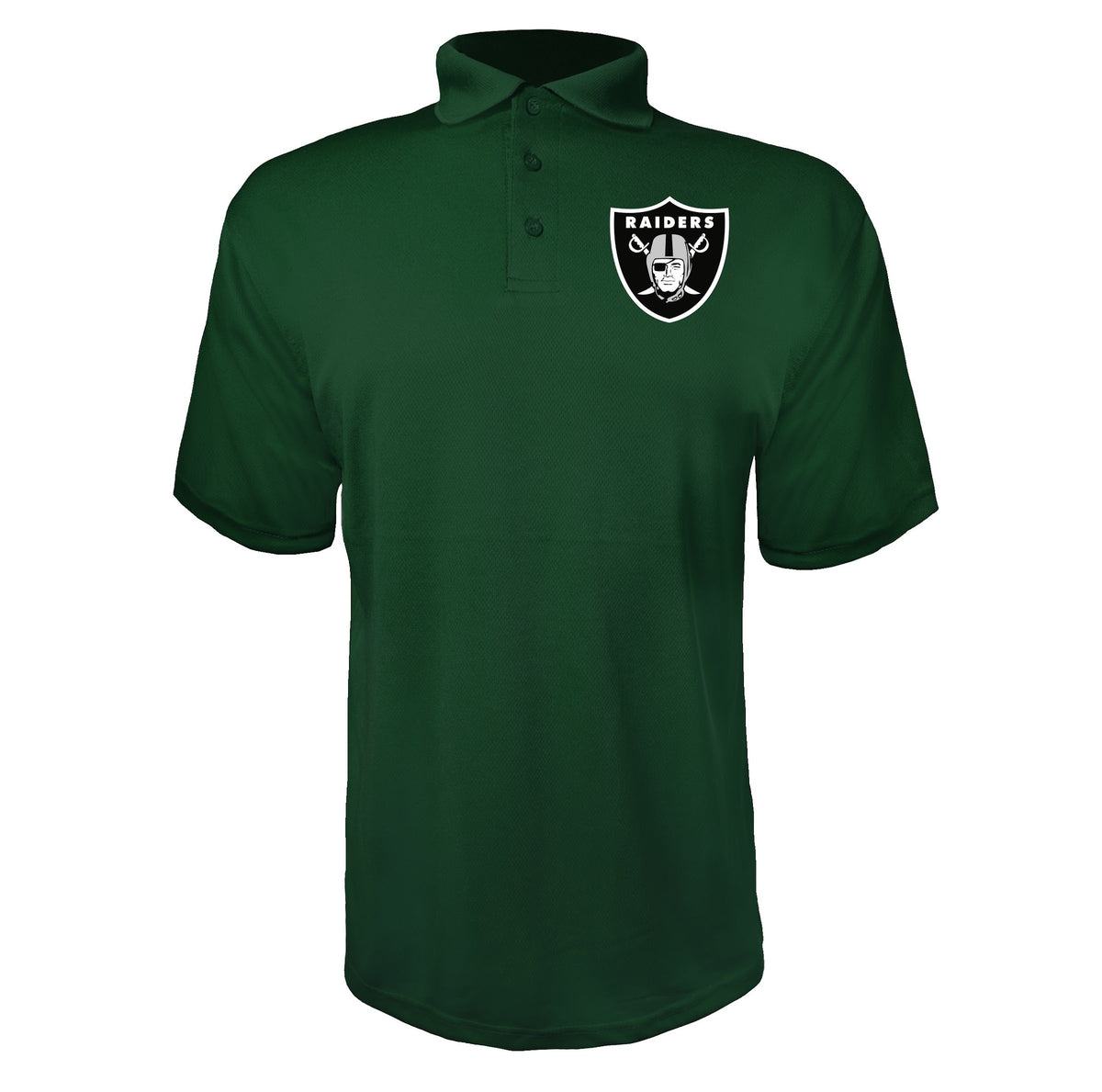 Las Vegas Raiders Green polyester polo