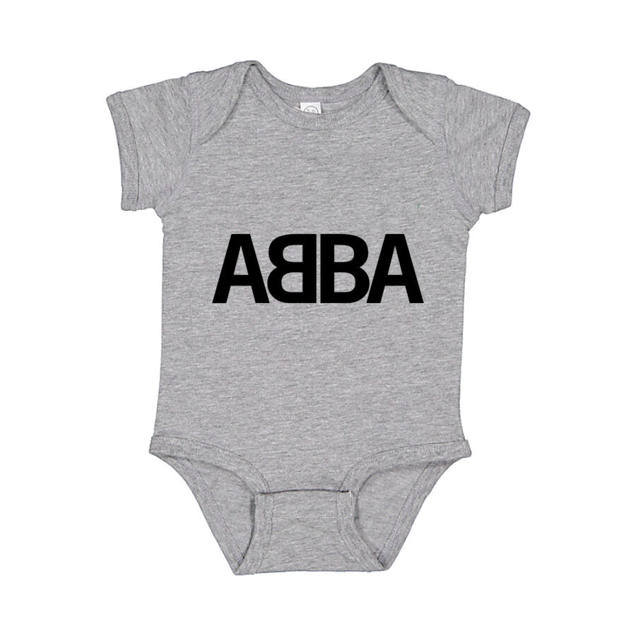 ABBA Baby Romper Onesie - Gray