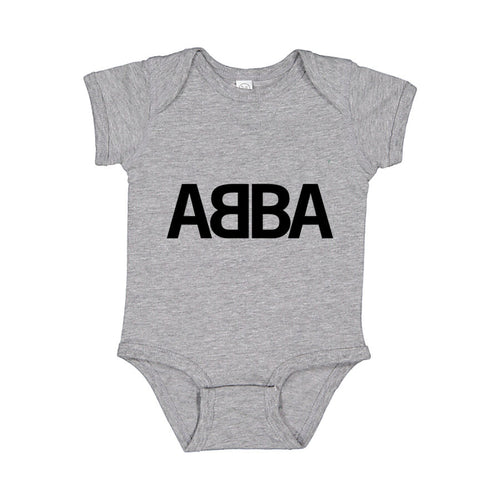 ABBA Baby Romper Onesie - Gray
