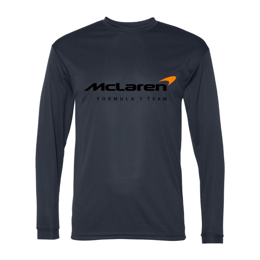 Men's McLaren Formula 1 Team Polyester Long Sleeve T-Shirt - Navy