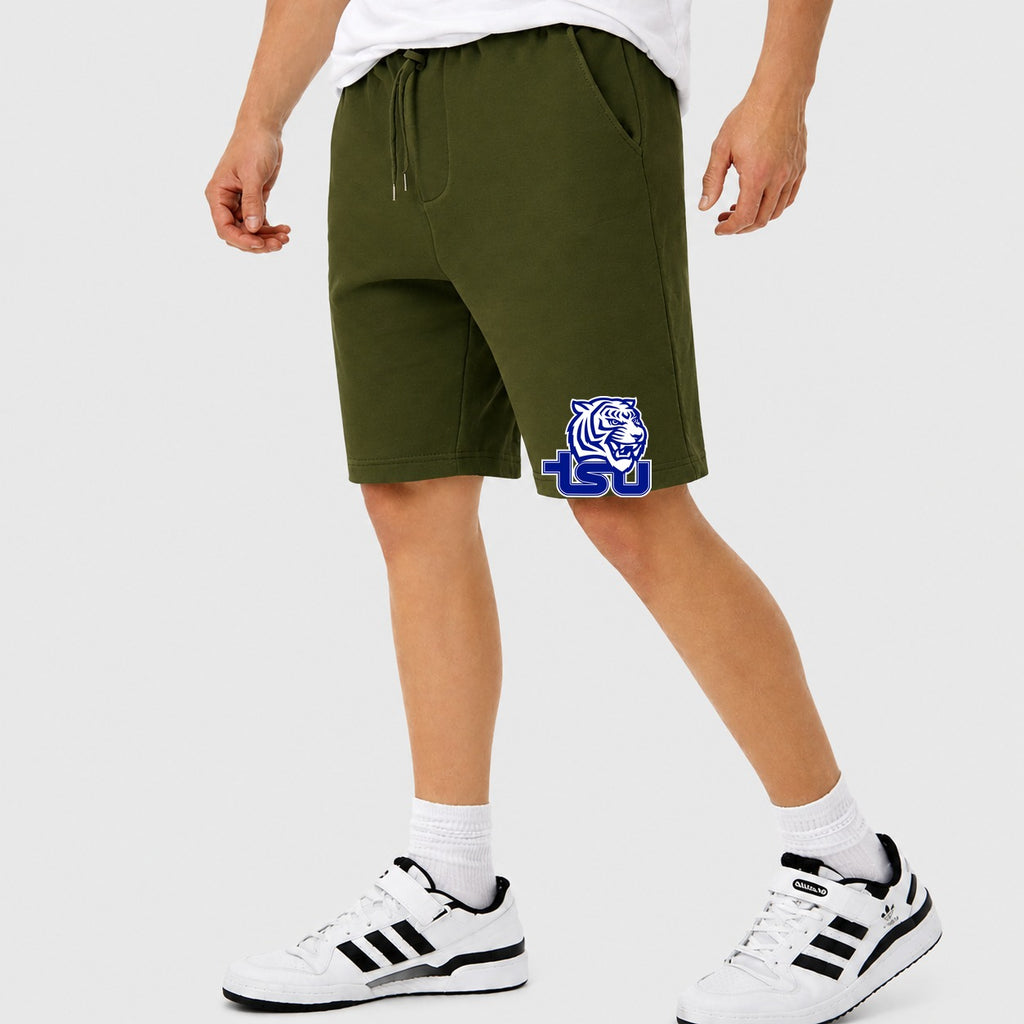 Men's Tennessee State Tigers Logo Cotton Shorts - Army Green