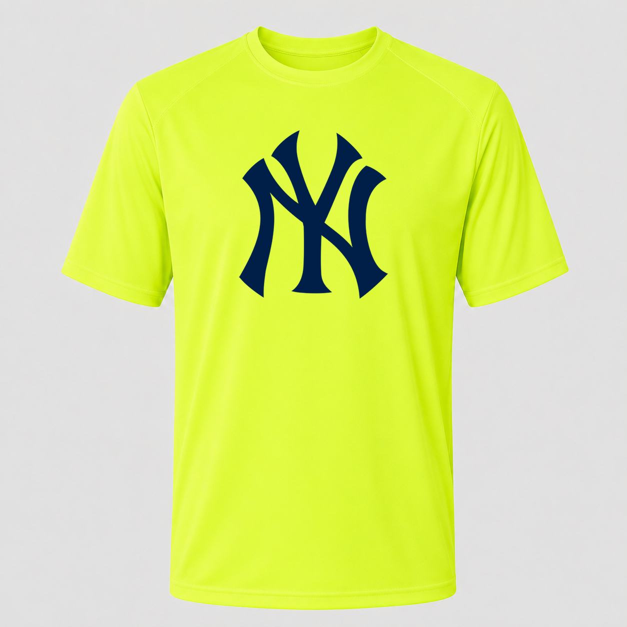 Men's New York Yankees Performance T-Shirt - Safety Green