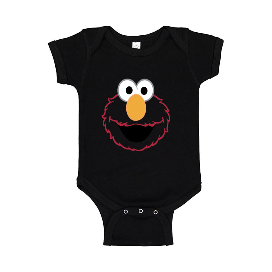 Elmo Baby Romper Onesie - Black