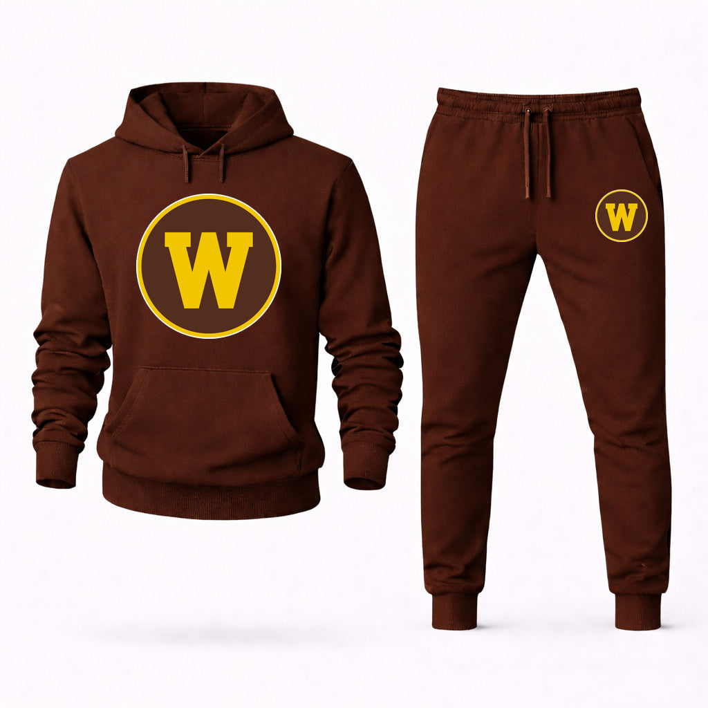 Western Michigan Broncos Hoodie and Joggers Set - Brown