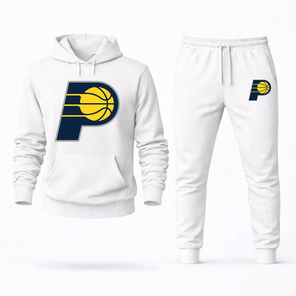 Indiana Pacers Hoodie and Joggers Set - White