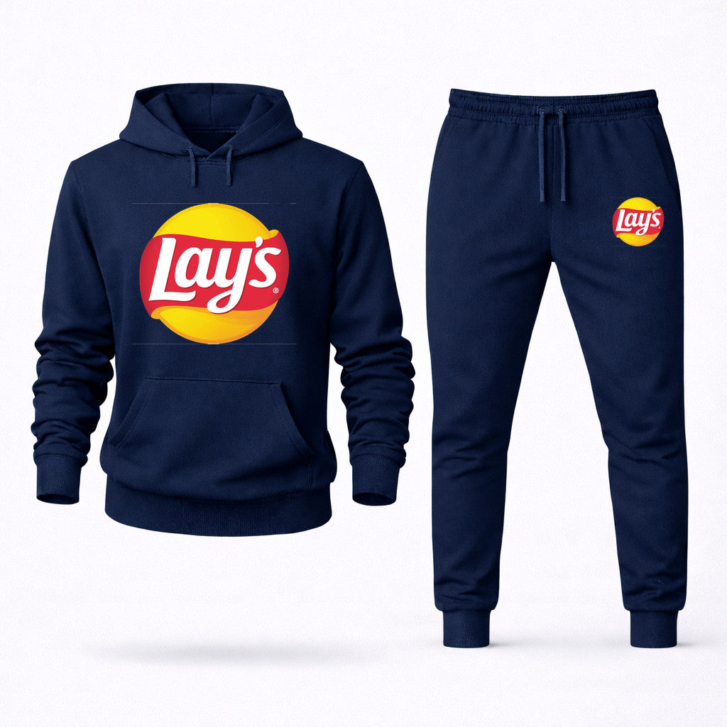 Lay's Hoodie and Joggers Set - Navy
