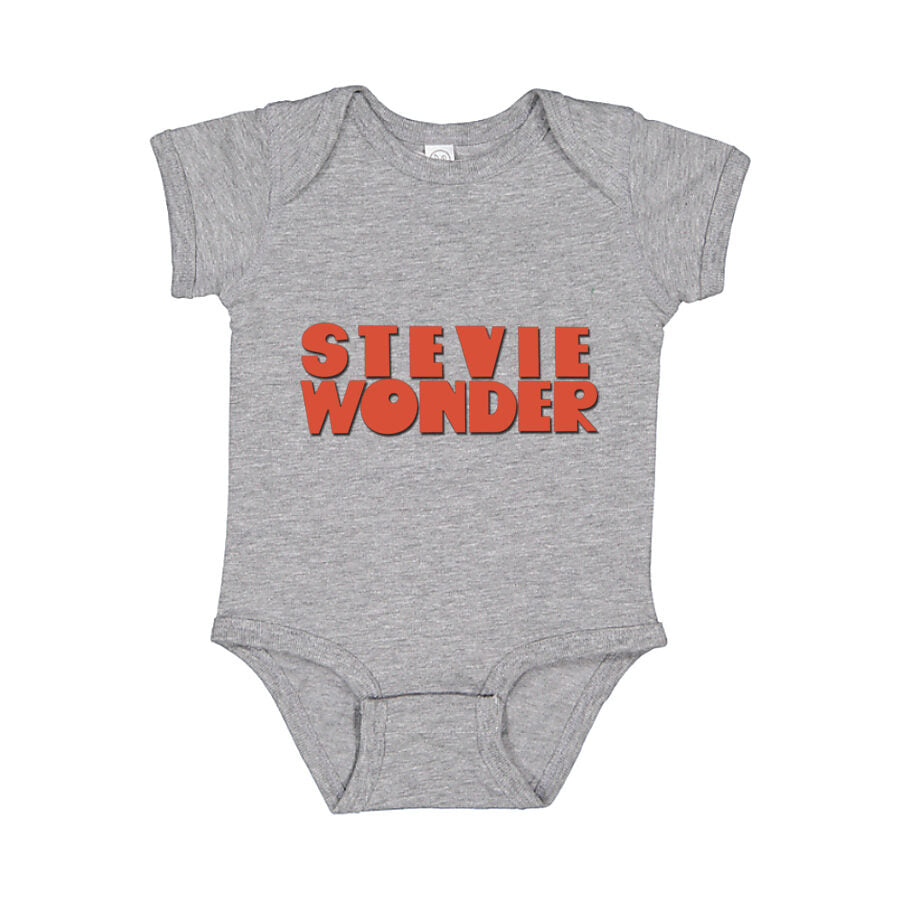 Stevie Wonder Baby Romper Onesie - Gray