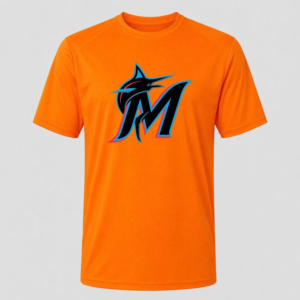Men's Miami Marlins Performance T-Shirt - Orange