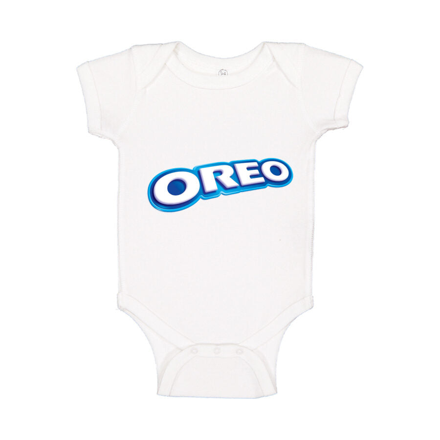 Oreo Baby Romper Onesie - White