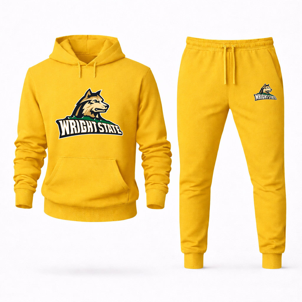 Wright State Raiders Hoodie and Joggers Set - Yellow