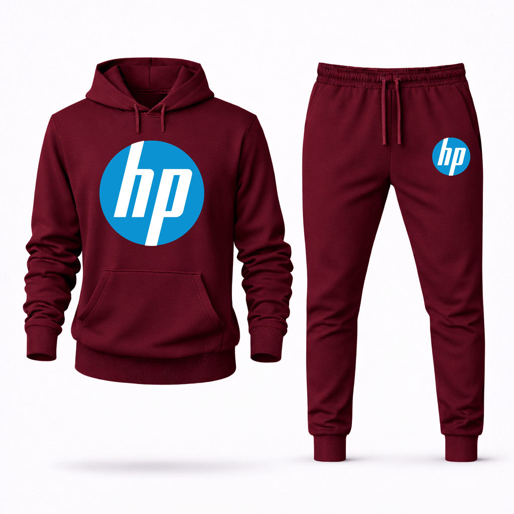 HP Hoodie and Joggers Set - Burgundy