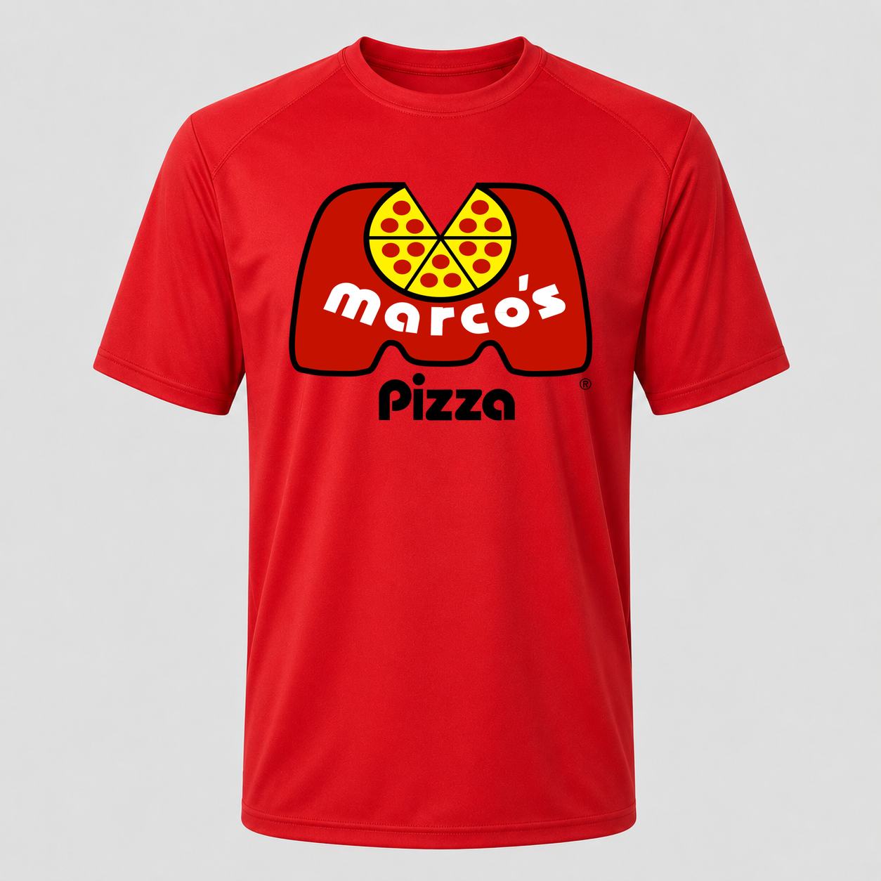 Men's Marcos Pizza Performance T-Shirt - Red