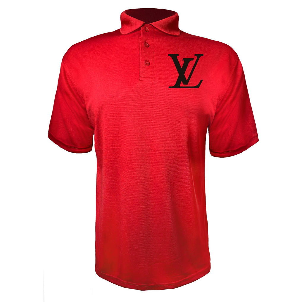 Louis Vuitton men's polyester polo in Red